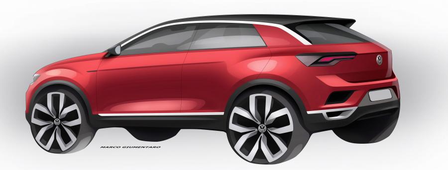 Эскиз Volkswagen T-Roc 2017 года  (WW) (фото 21 из 45)
